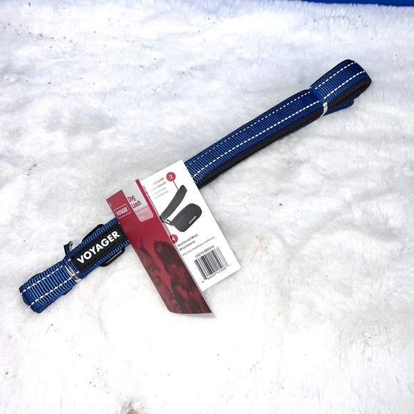 NWT |•VOYAGER•| Reflective Blue Dog Leash/Lead - Picture 1 of 5